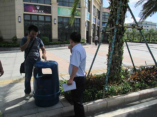 欣方圳垃圾桶廠家的玻璃鋼環(huán)保垃圾箱立足貴陽(yáng)市場(chǎng)